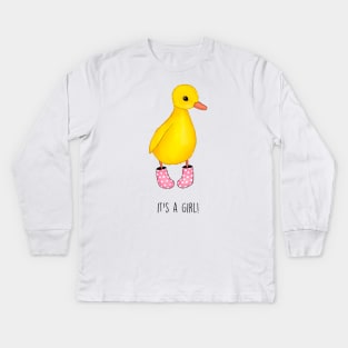 Chicky girll Kids Long Sleeve T-Shirt